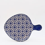 Padrão I Ceramic Serving Dish - Blue