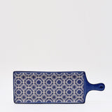 Padrão I Ceramic Serving Dish - Blue