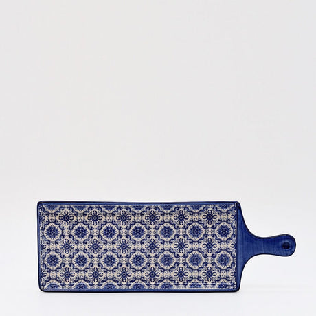 Padrão I Ceramic Serving Dish - Blue
