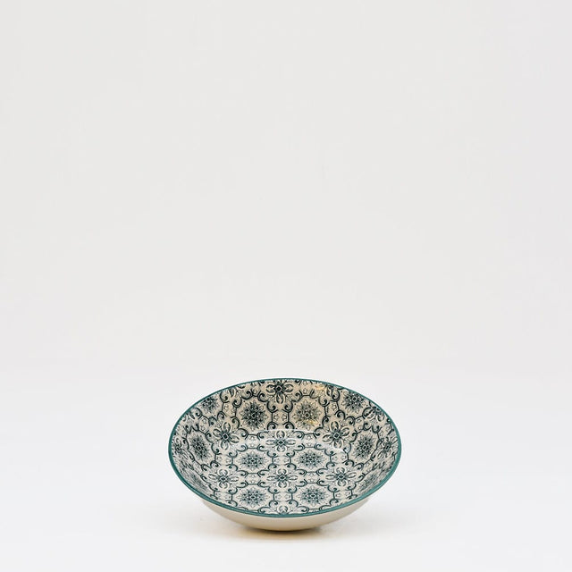 Padrão I Ceramic Snack Bowl 5.3'' - Green