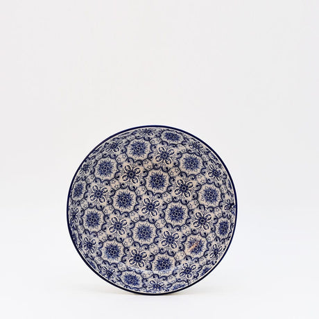 Padrão I Ceramic Soup Plate 7.5'' - Blue