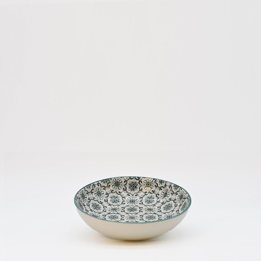 Padrão I Ceramic Soup Plate 7.5'' - Green