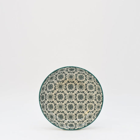 Padrão I Ceramic Soup Plate 7.5'' - Green