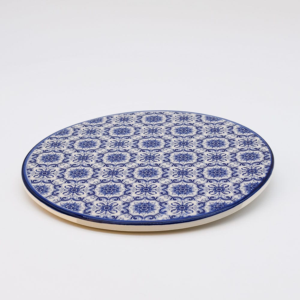 Padrão I Ceramic Tray - Blue