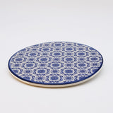 Padrão I Ceramic Tray - Blue