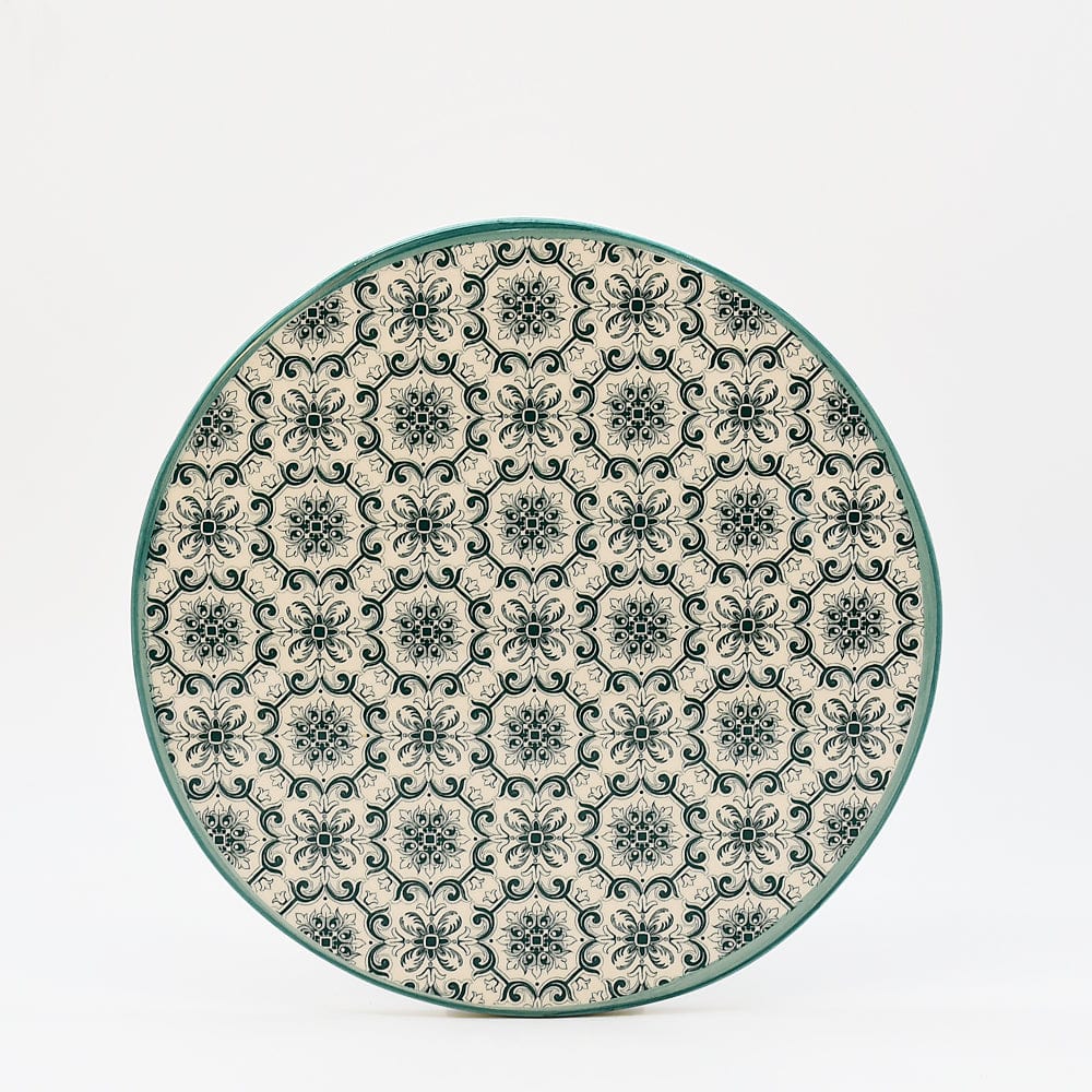 Padrão I Ceramic Tray - Green