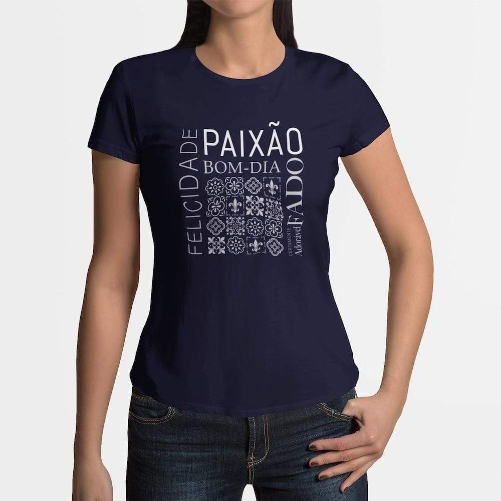 Paixão I Women's T-shirt - Navy Blue