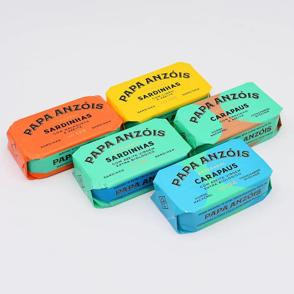 Papa Anzóis I Canned Horse Mackerels in Organic Olive Oil