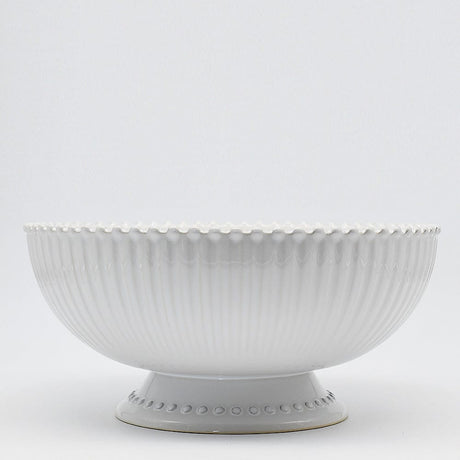 Pearl | Stoneware Centerpiece / Fruit basket