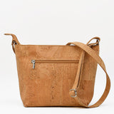 Perforated Cork Shoulder Bag - Natural