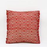 Pillow Cover in Recycled Fibers - Red