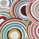 Placemat made from recycled natural fibers
