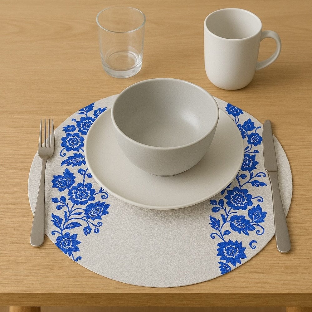 Placemat made from recycled natural fibers
