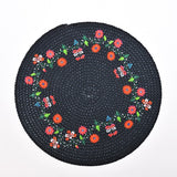 Placemat made from recycled natural fibers