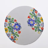 Placemat made from recycled natural fibers