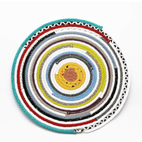 Placemat made from recycled natural fibers