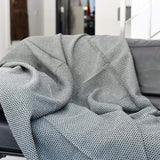Ponto I Coton Blanket - Light Grey