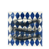Pop Sardinha I Ceramic and Cork Trivet - 5.9" Bleu Cobalt