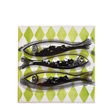 Pop Sardinha I Ceramic and Cork Trivet - 5.9" Vert