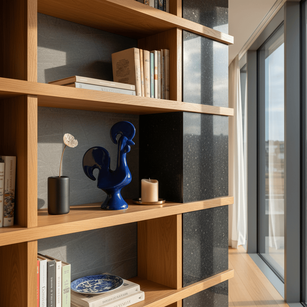 Portuguese Ceramic Rooster - Blue