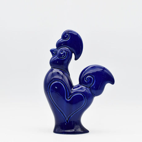 Portuguese Ceramic Rooster - Blue