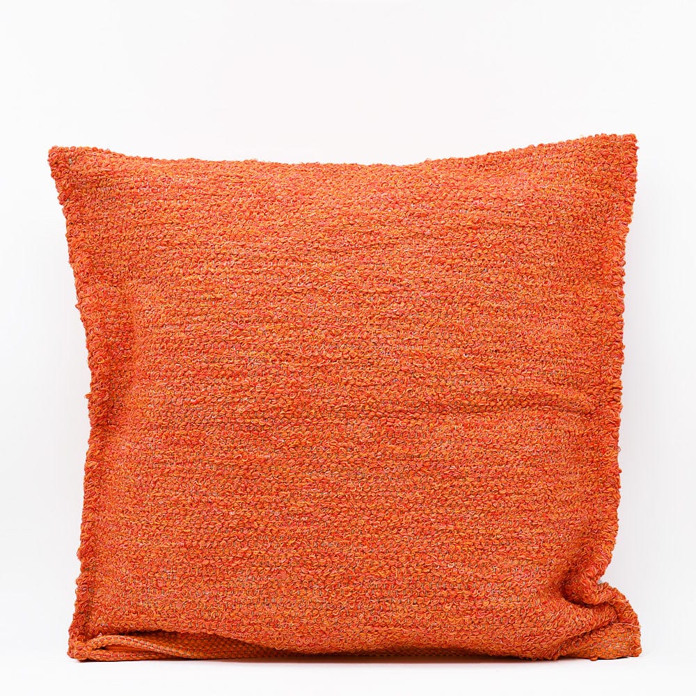 Portuguese Handmade Oversized Pillow Cover - Orange