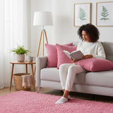 Portuguese Handmade Oversized Pillow Cover - Pink