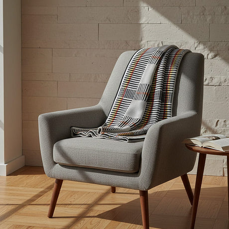 Portuguese Style Blanket - Grey