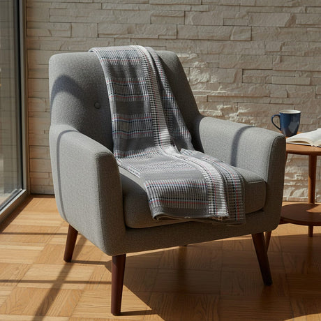 Portuguese Style Blanket - Medium Gray