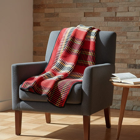 Portuguese style Blanket - Red