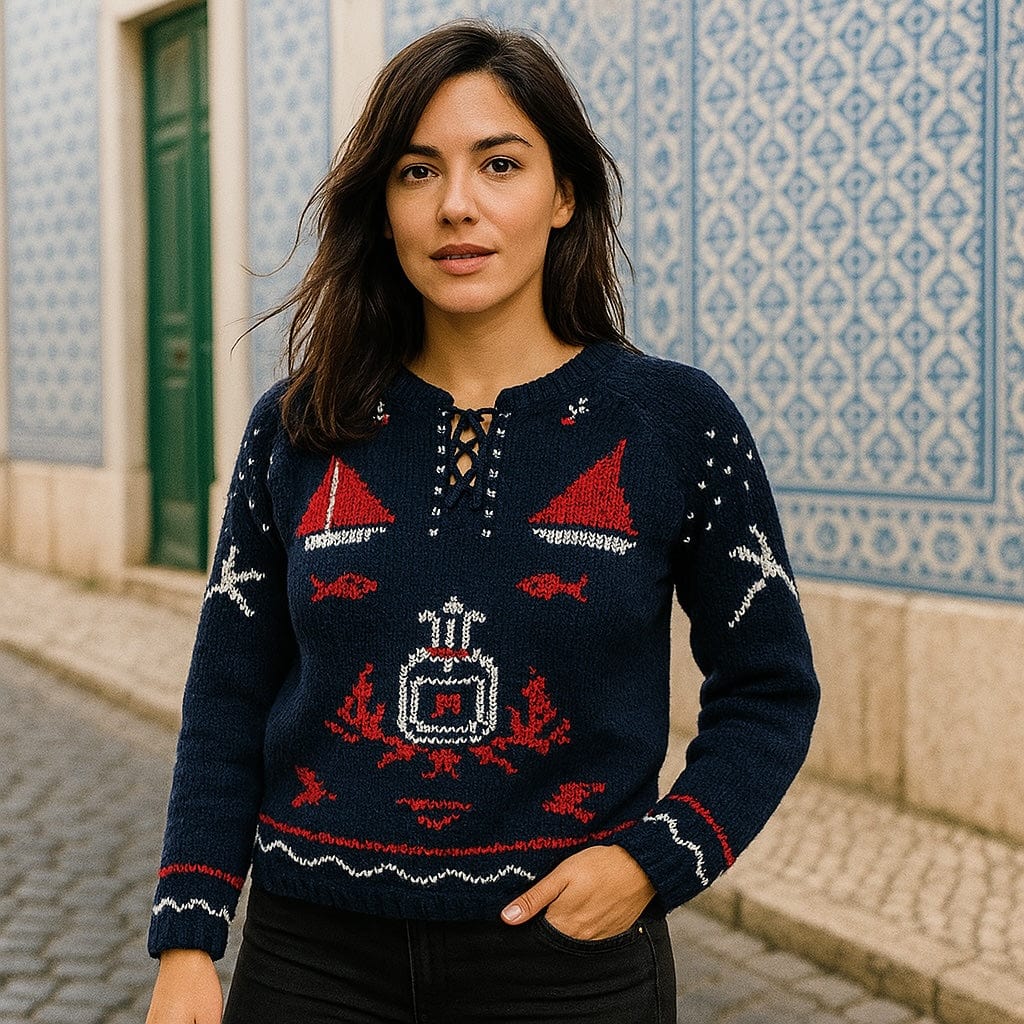 Poveira I Historic Portuguese Sweater – Blue