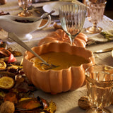 Pumpkin-shaped Fine Stoneware Tureen