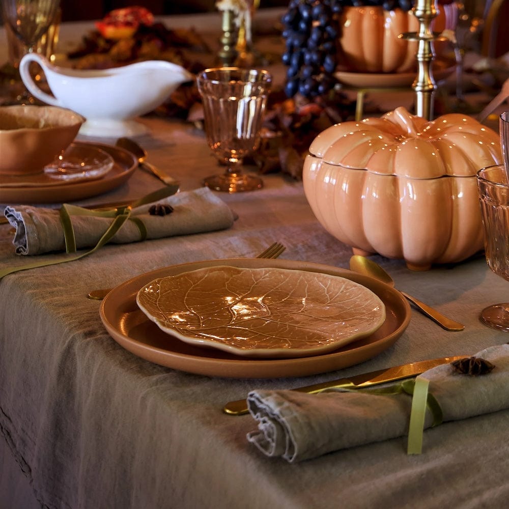 Pumpkin-shaped Fine Stoneware Tureen