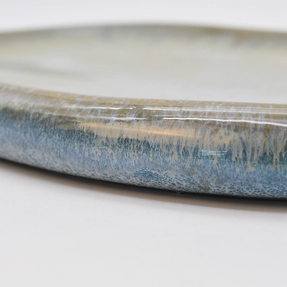 Quartzo I Stoneware Serving Plater - Blue