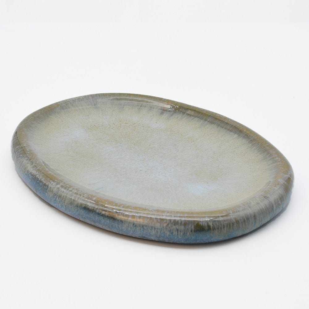 Quartzo I Stoneware Serving Plater - Blue