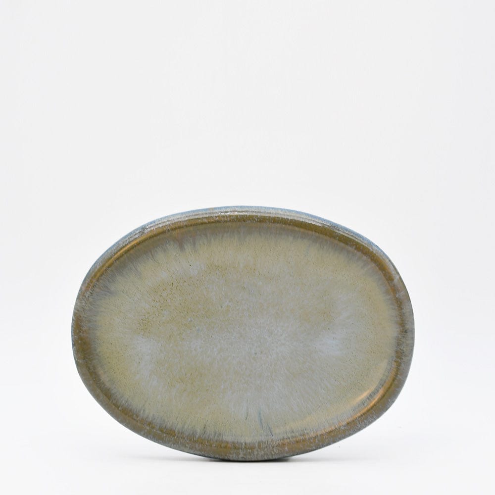 Quartzo I Stoneware Serving Plater - Blue