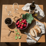 Radish-shaped Ceramic Serving Dish - Purple