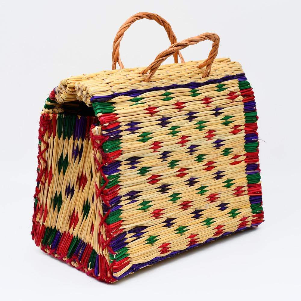 Reed Basket 11.8'' - Multicolor