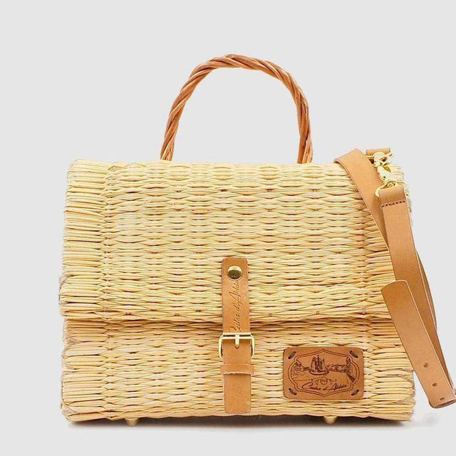 Reed Satchel bag - 11.8'' - Natural