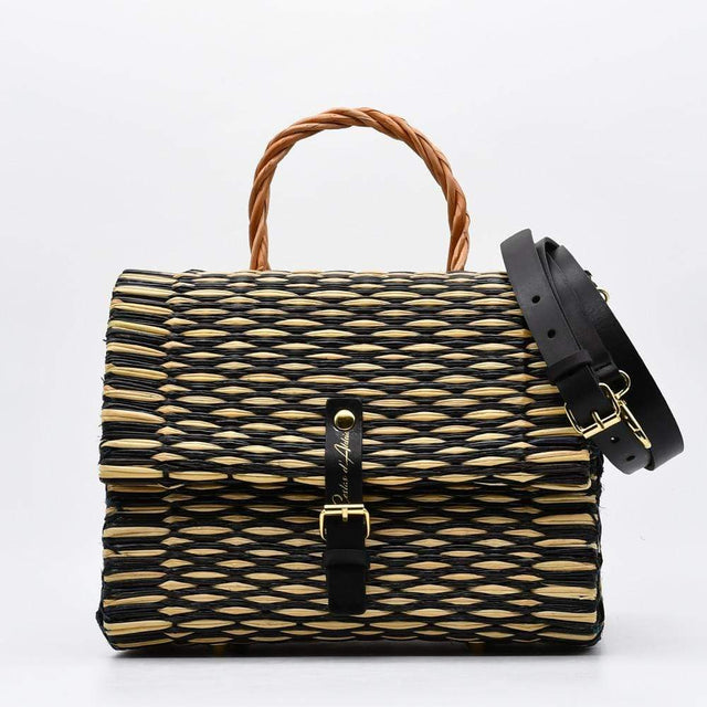 Reed Satchel Bag - 9.8'' - Black