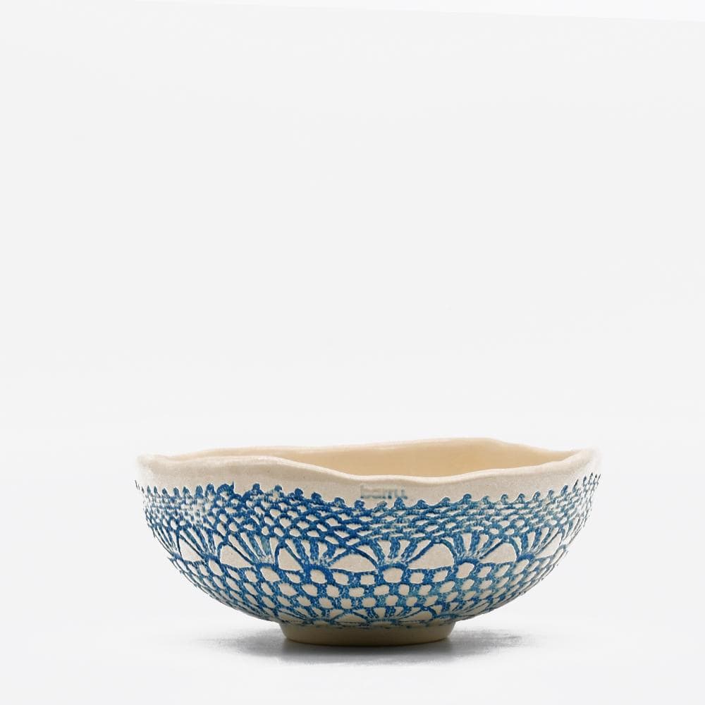 Renda I Handmade Ceramic Bowl - 6.3'' - Turquoise