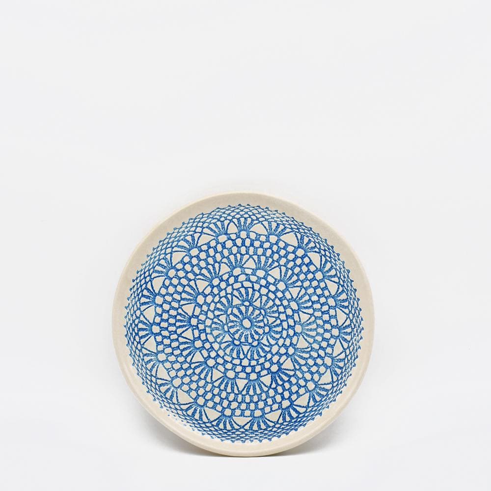 Renda I Handmade Ceramic Plate - 7.9" - Turquoise