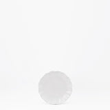 Rosa I Fine Stoneware Bread Plate - White