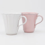 Rosa I Fine Stoneware Mug - White