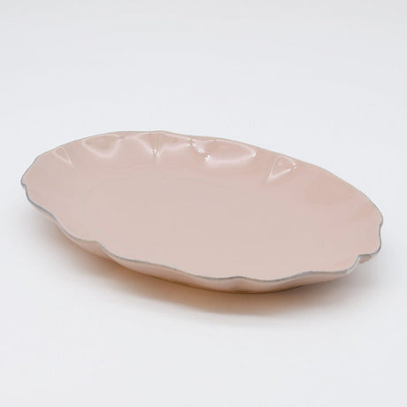 Rosa I Fine Stoneware Serving Dish - Pink