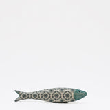Sardine décorative en céramique "Padrão" - Verte