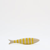 Sardine en céramique à poser - Jaune