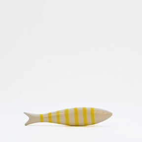 Sardine en céramique à poser - Jaune