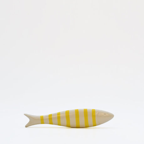 Sardine en céramique à poser - Jaune