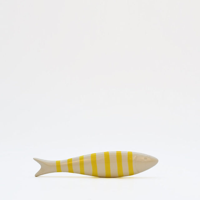 Sardine en céramique à poser - Jaune